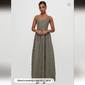 Princess Polly Cartmel Maxi Dress Black / Cream